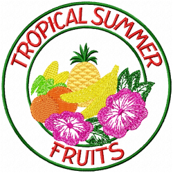 Fruits Embroidery Design 9